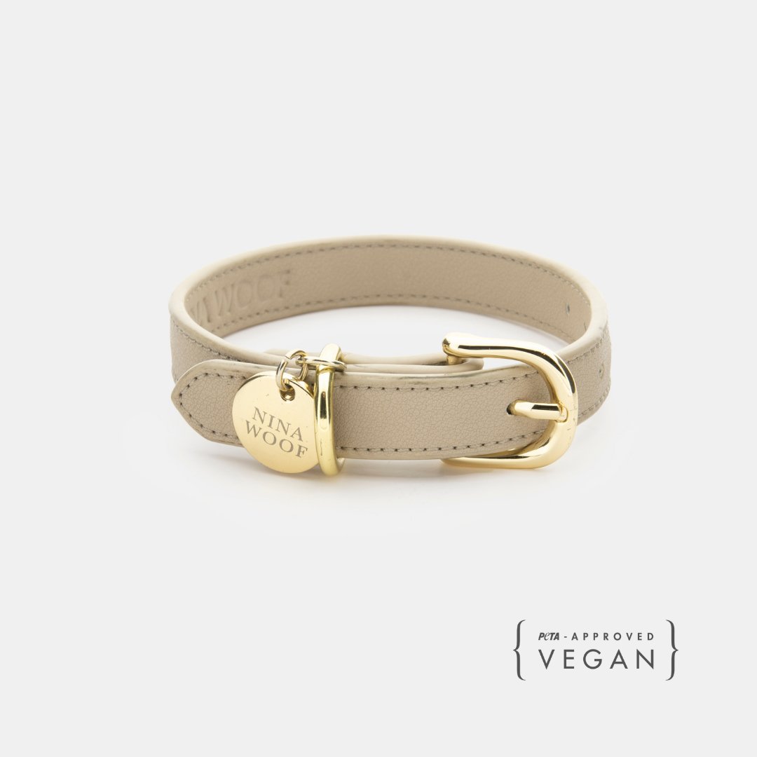 Dog Collar - Vegan Leather - Cute