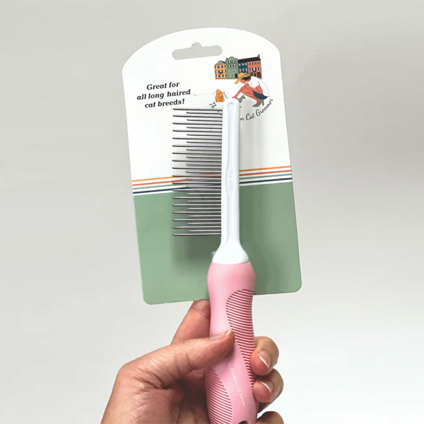 Long Haired Cat Comb For Detangling & Removing Matted Fur