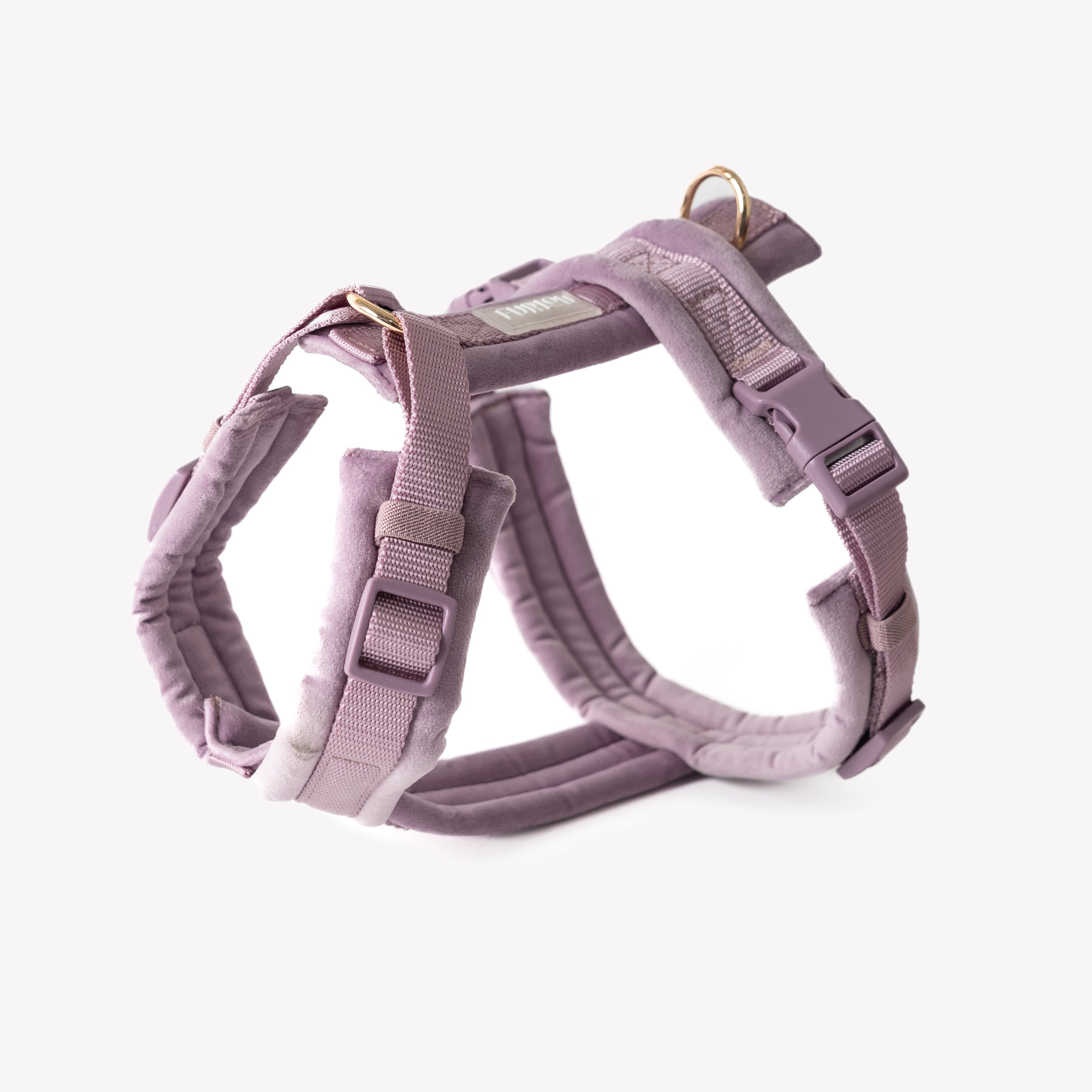 Luxury Velvet Dog Harness | Lilac