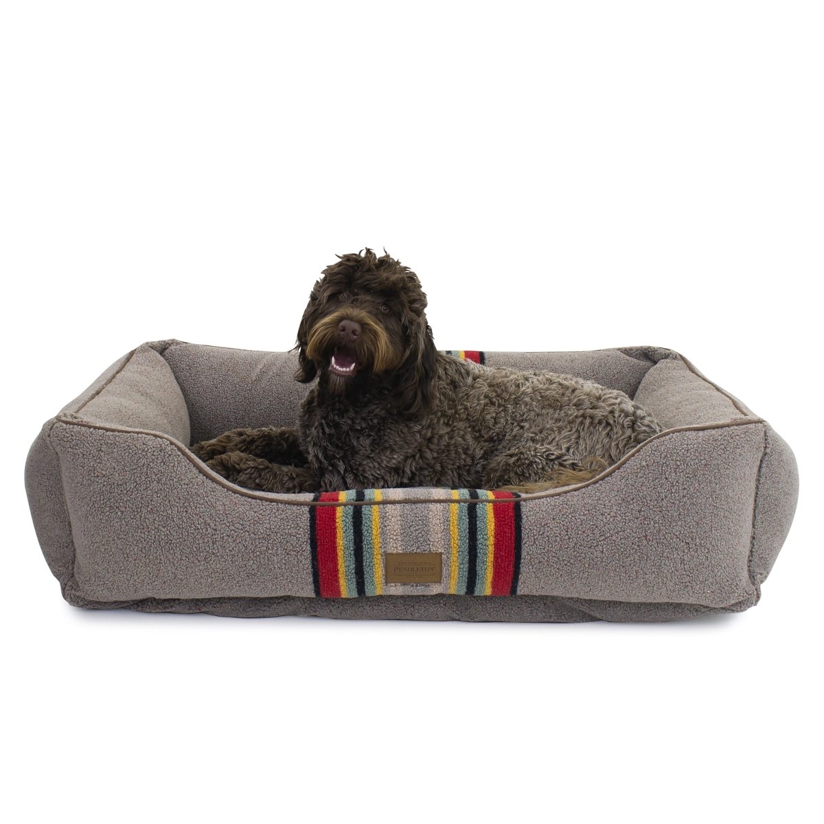 Pendleton Vintage Camp Kuddler, High Quality Bolster Dog Bed, Eco-Friendly