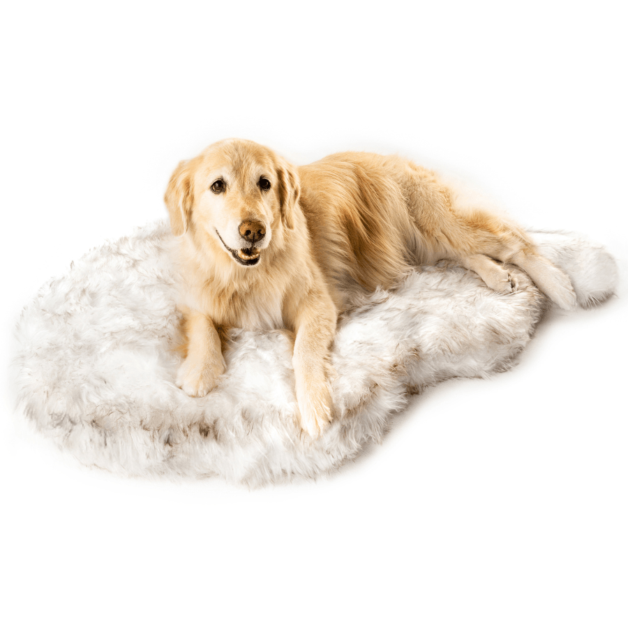 PupRug, Luxury Faux Fur Orthopedic Dog Bed, Giant Size, Large Dog Bed