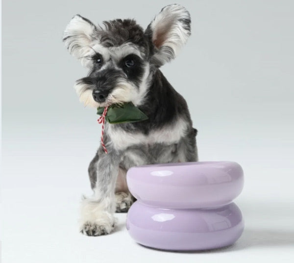 Soufflé Pet Bowl - Purple